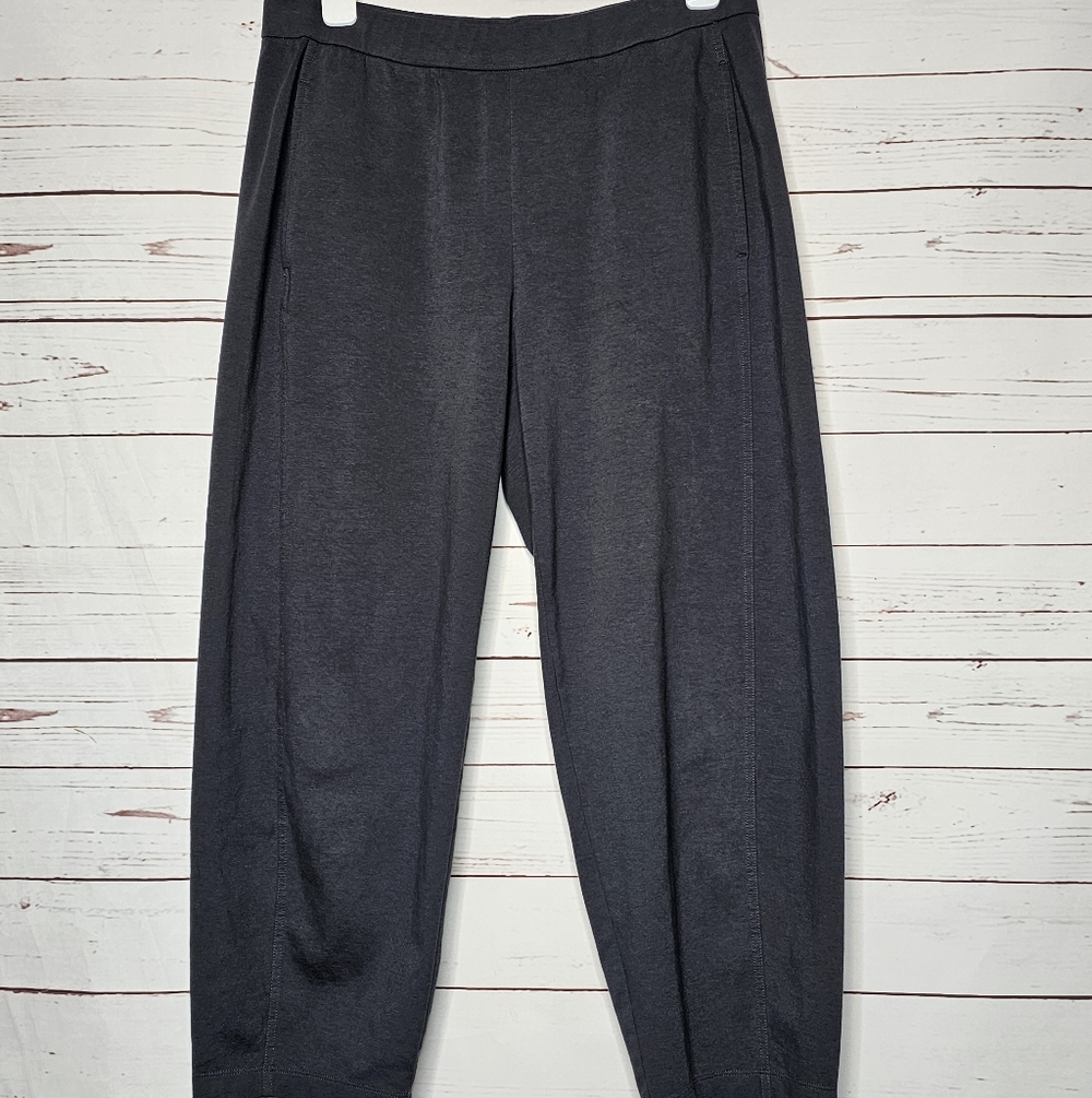 Eileen Fisher Organic Cotton Tapered Trousers